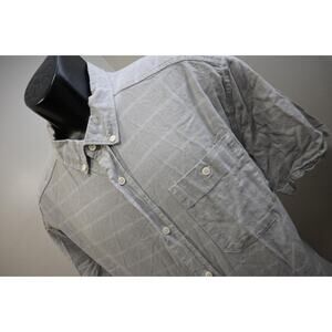 Mountain HardWear Camp Shirt Striped Linen Blend Hiking Fishing Mens Size XL